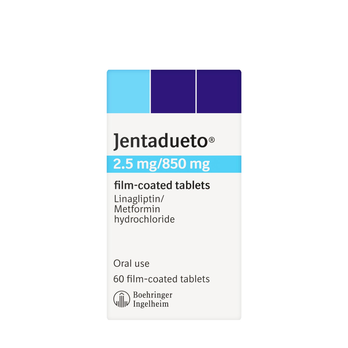 Jentaduteo 2.5/850Mg 60 Tablets
