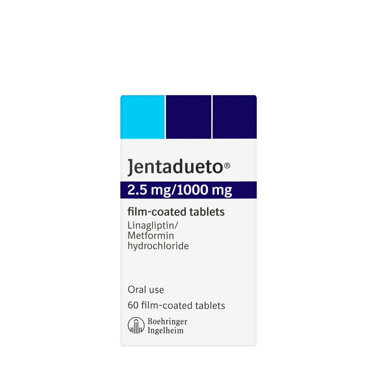 Jentaduteo 2.5/1000Mg 60 Tablets