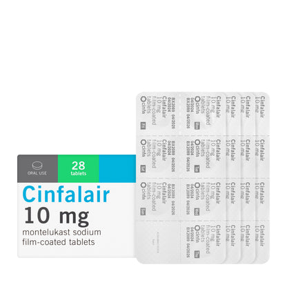 Cinfalair 10Mg 28 Tablets