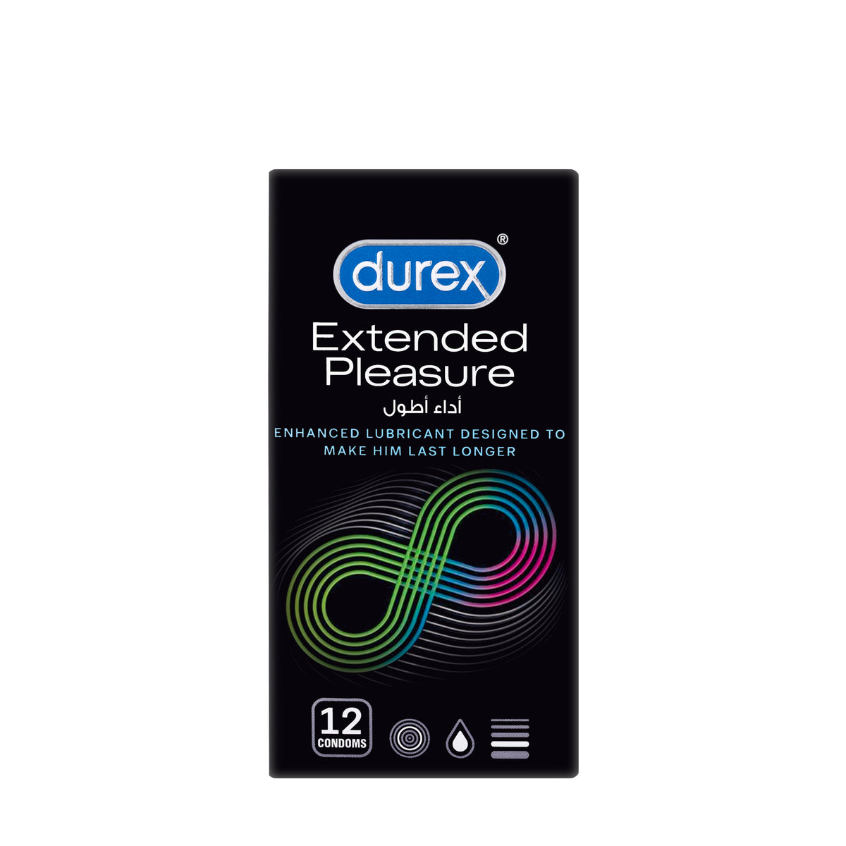 Durex Condom Extend Pleasure 12 Pieces