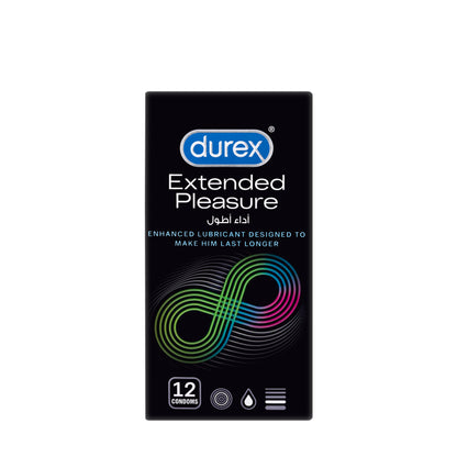 Durex Condom Extend Pleasure 12 Pieces