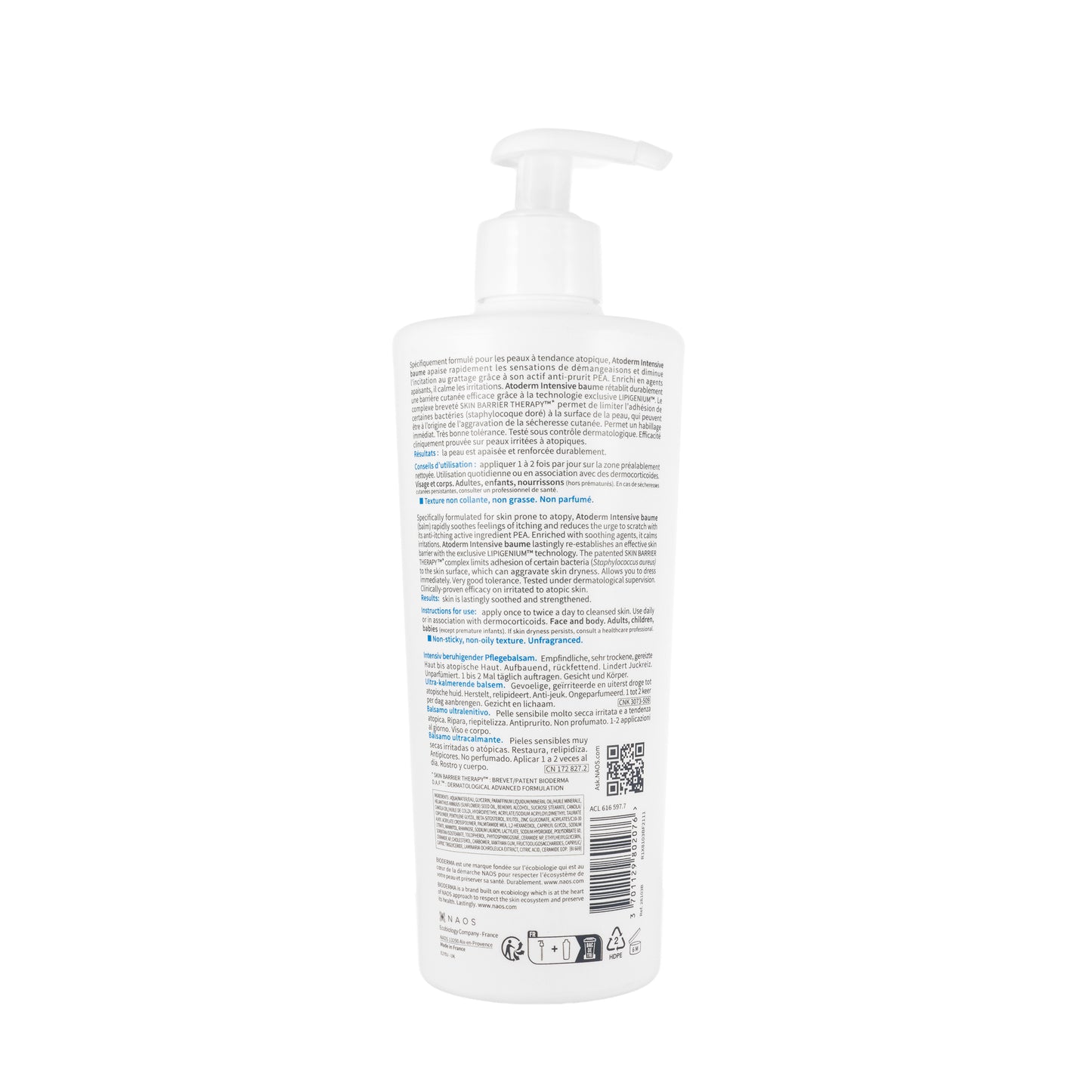 Bioderma Atoderm Intensive Baume Ultra Soothing Balm 500 Ml