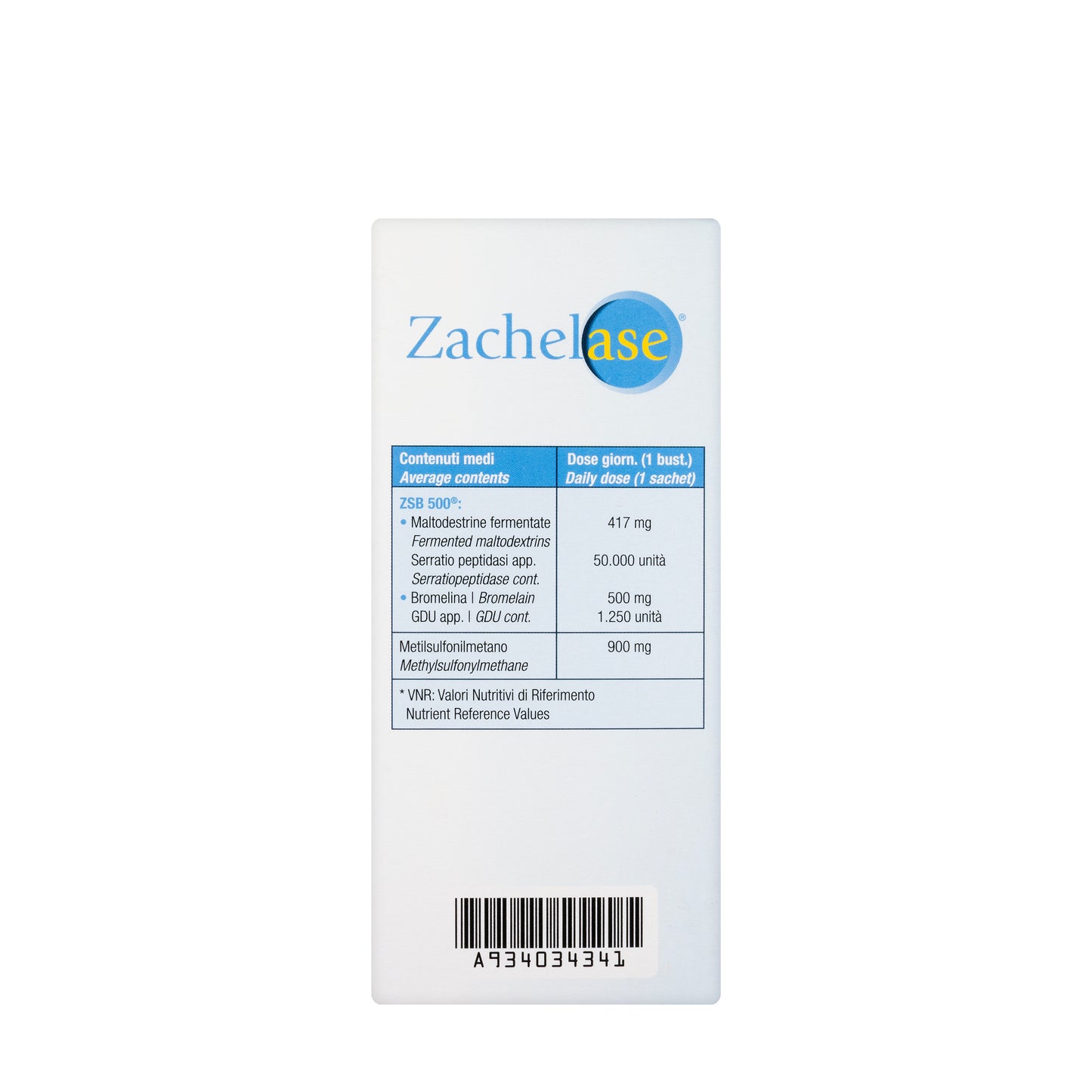Zachelase 20 Sachets