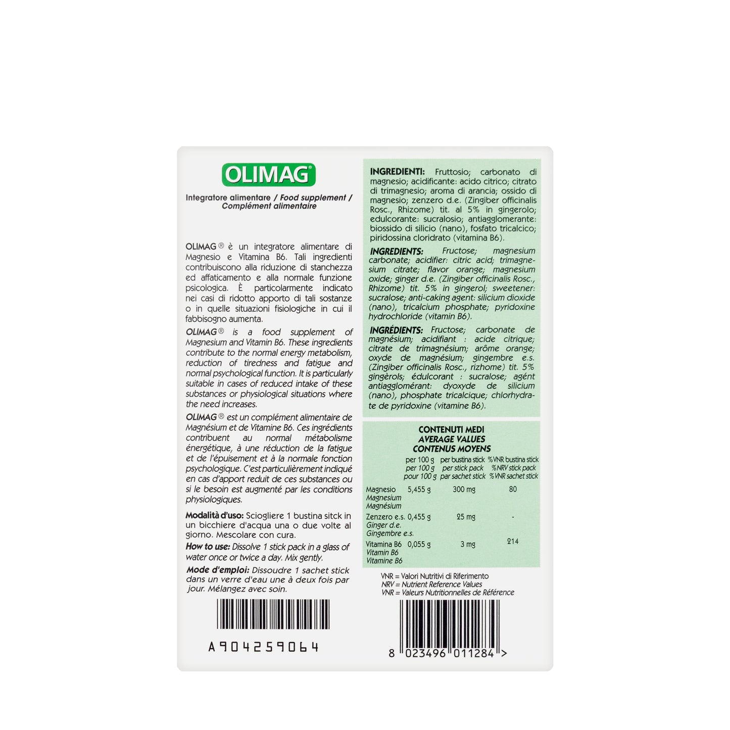 Olimag 20 Stick Sachets