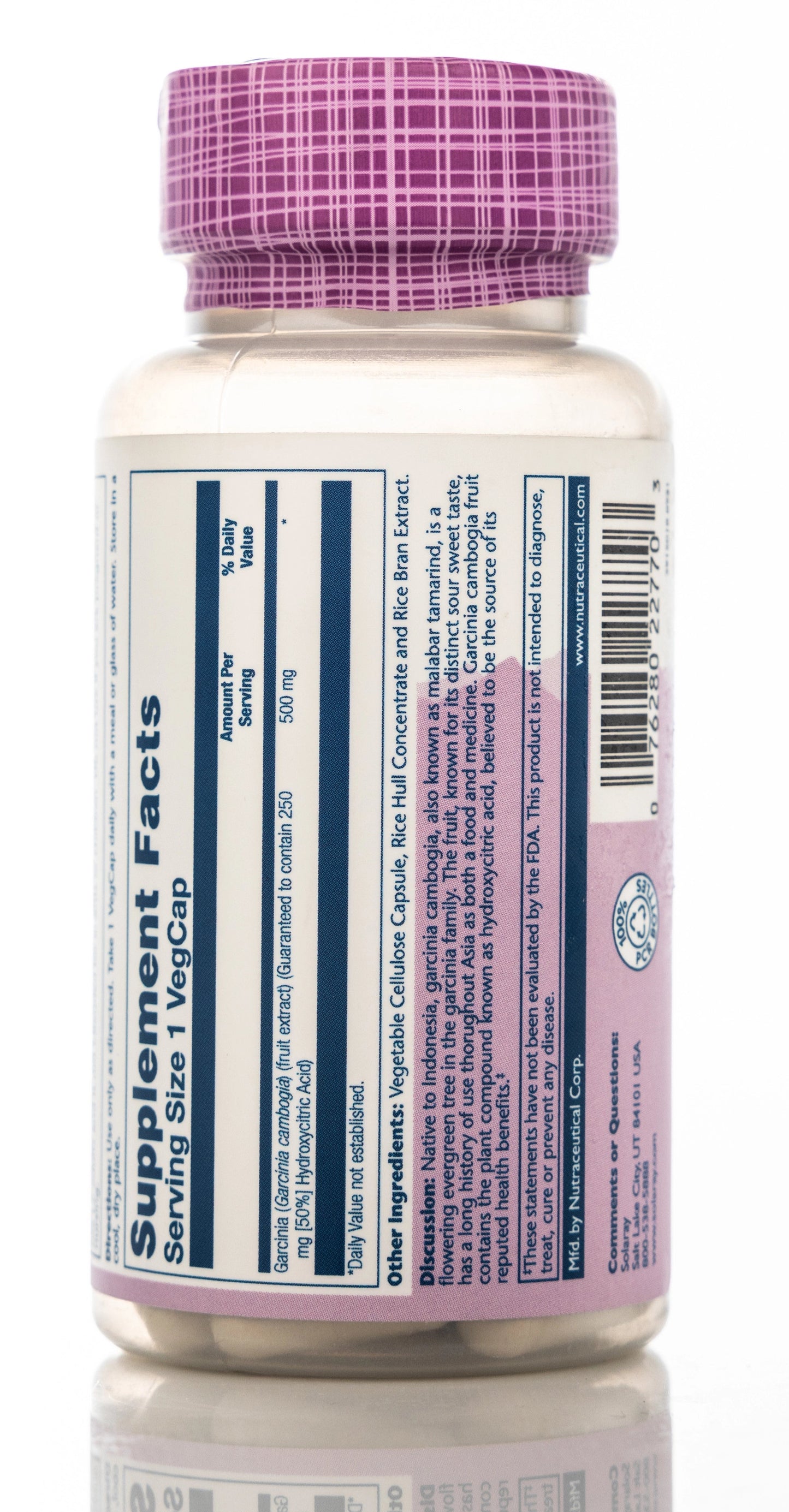 Solaray Garcinia Cambogia 500mg 60 Capsules