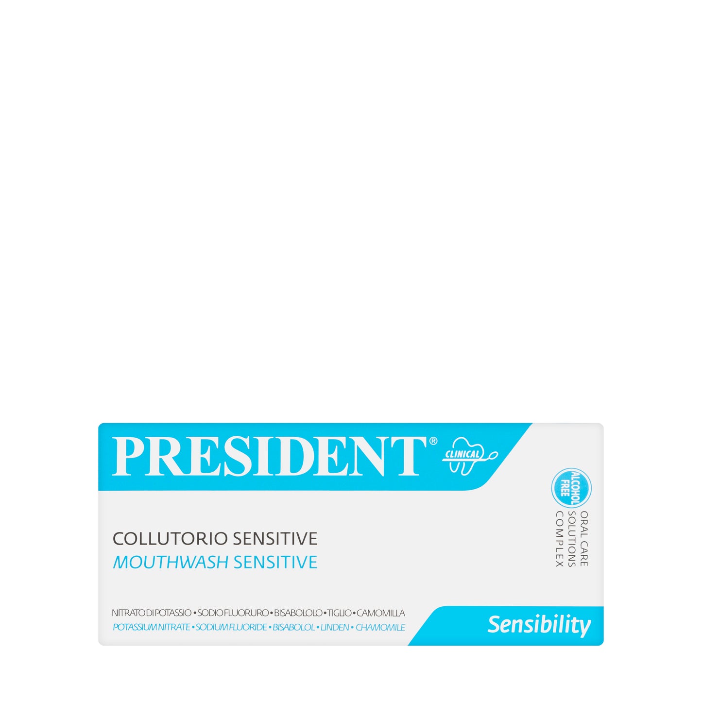 President Sensibility Sensitive Mouthwash 200ml