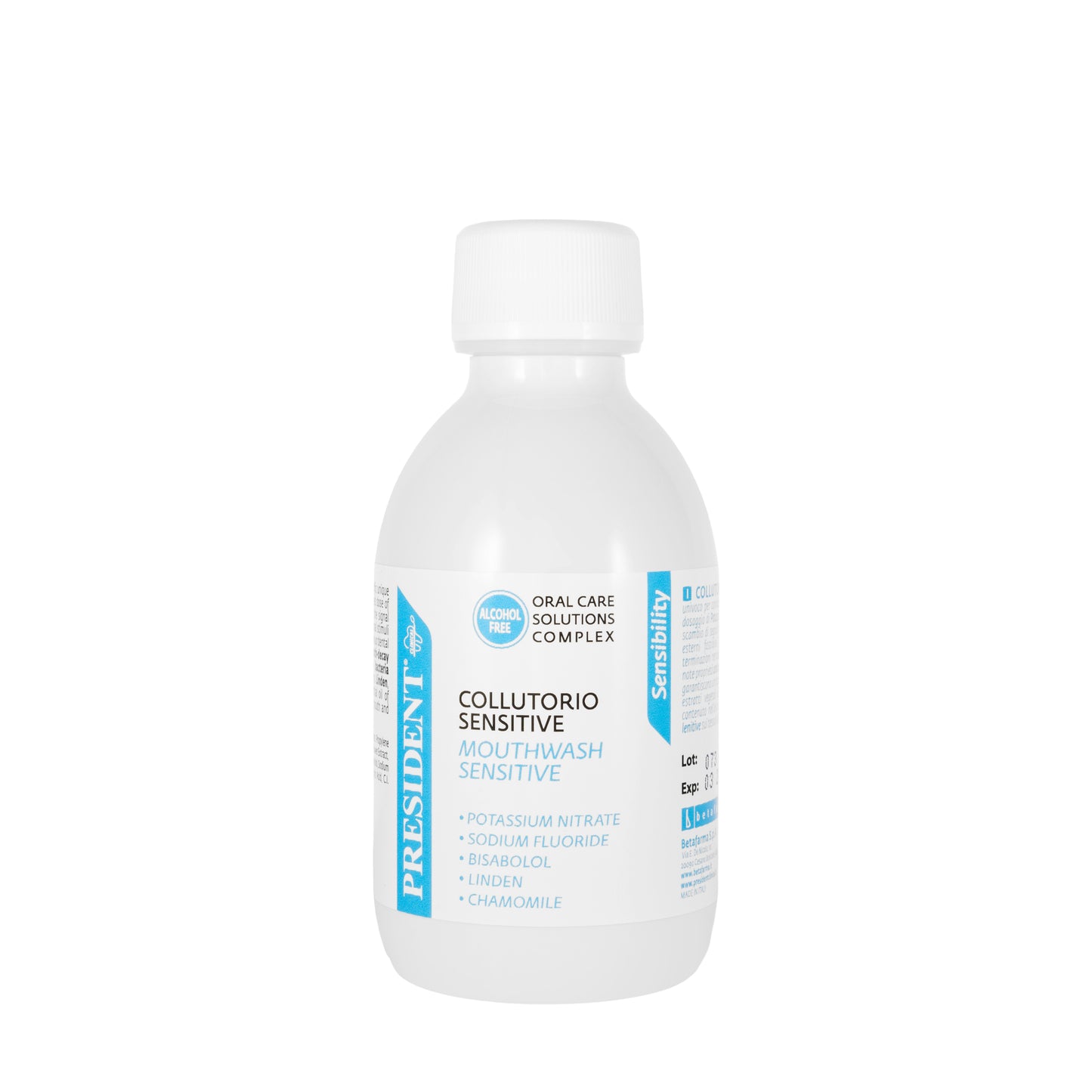 President Sensibility Sensitive Mouthwash 200ml