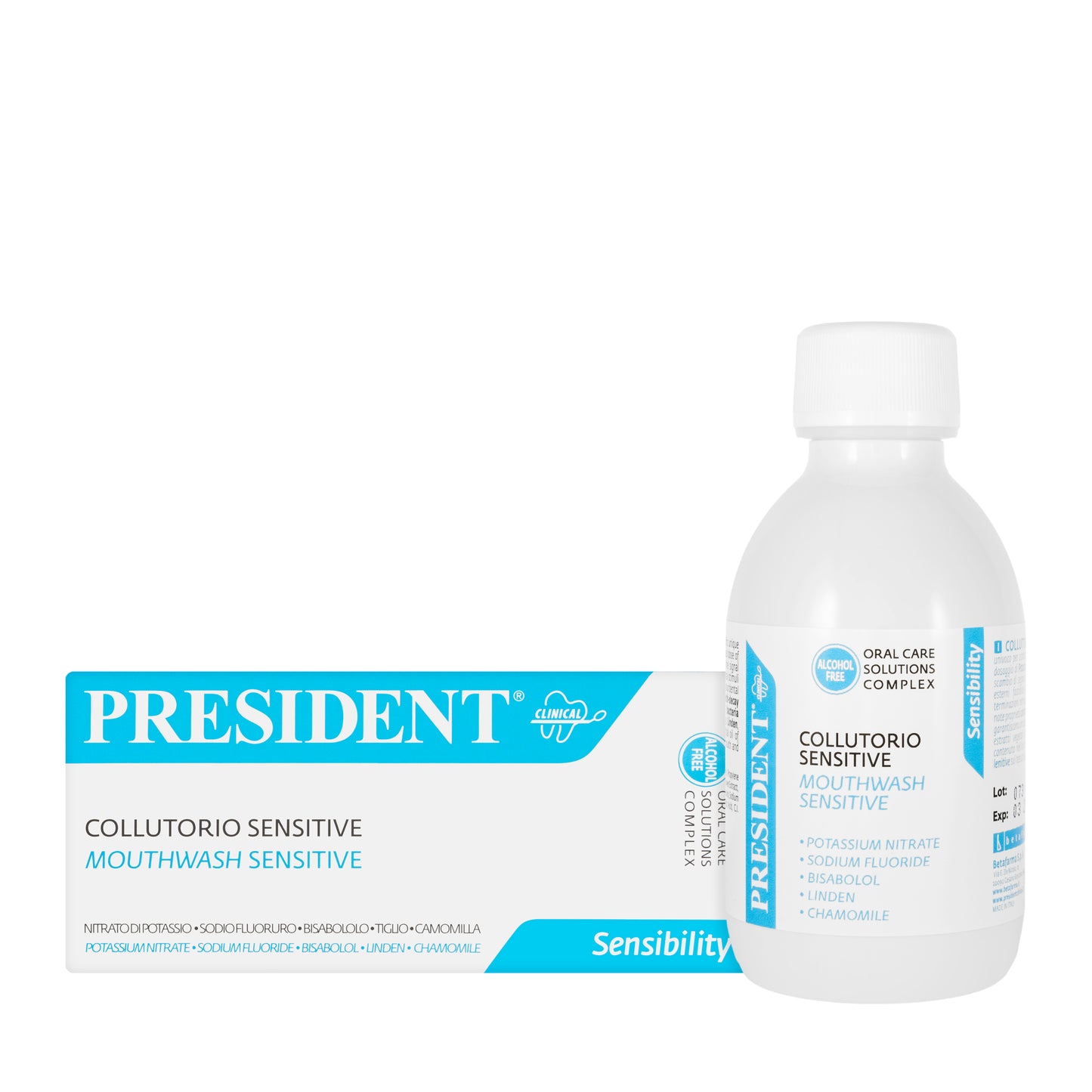 President Sensibility Sensitive Mouthwash 200ml