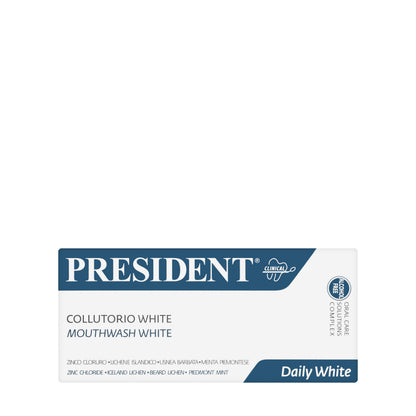 President Daily White Mouthwash 250ml