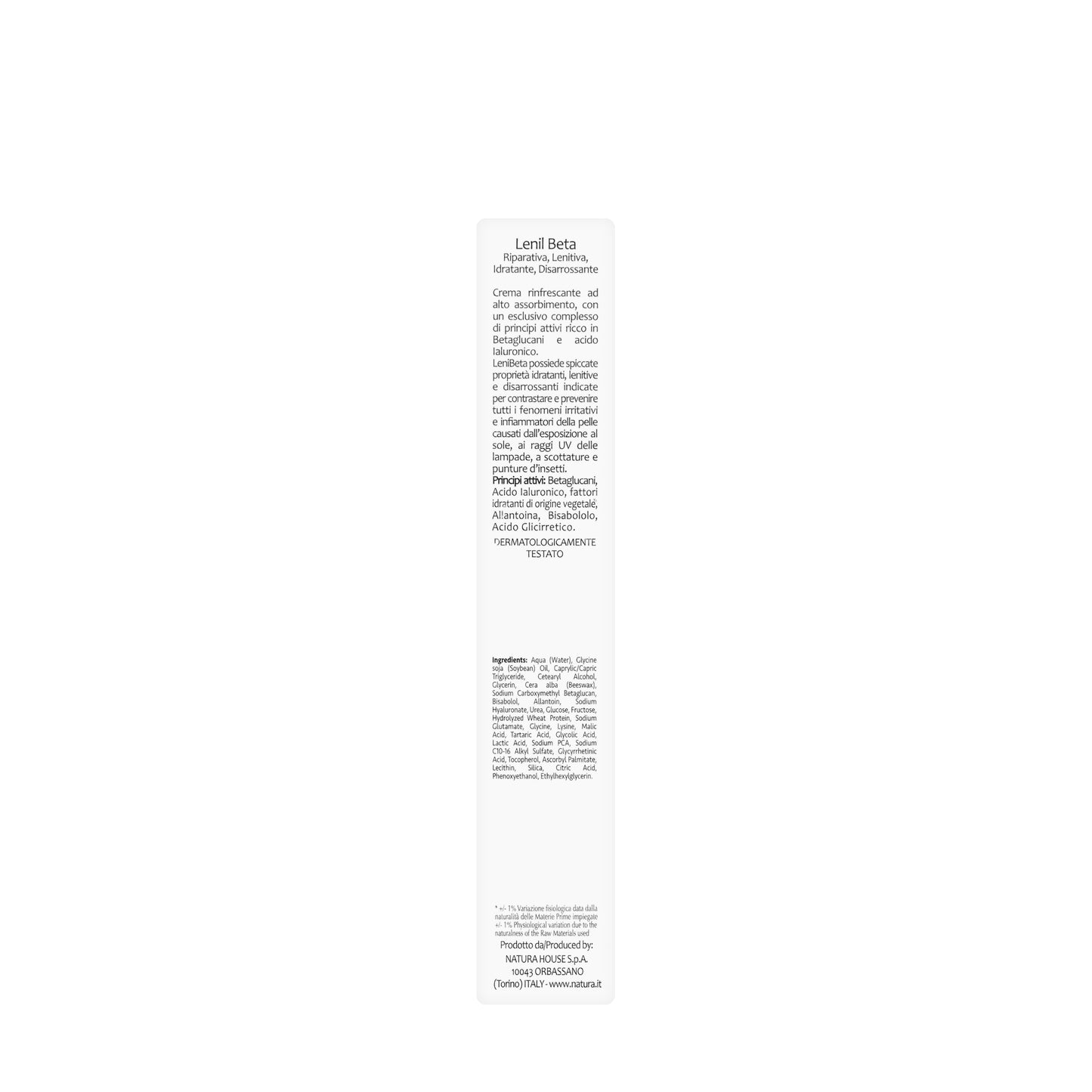 Natura House Lenil Beta Cream