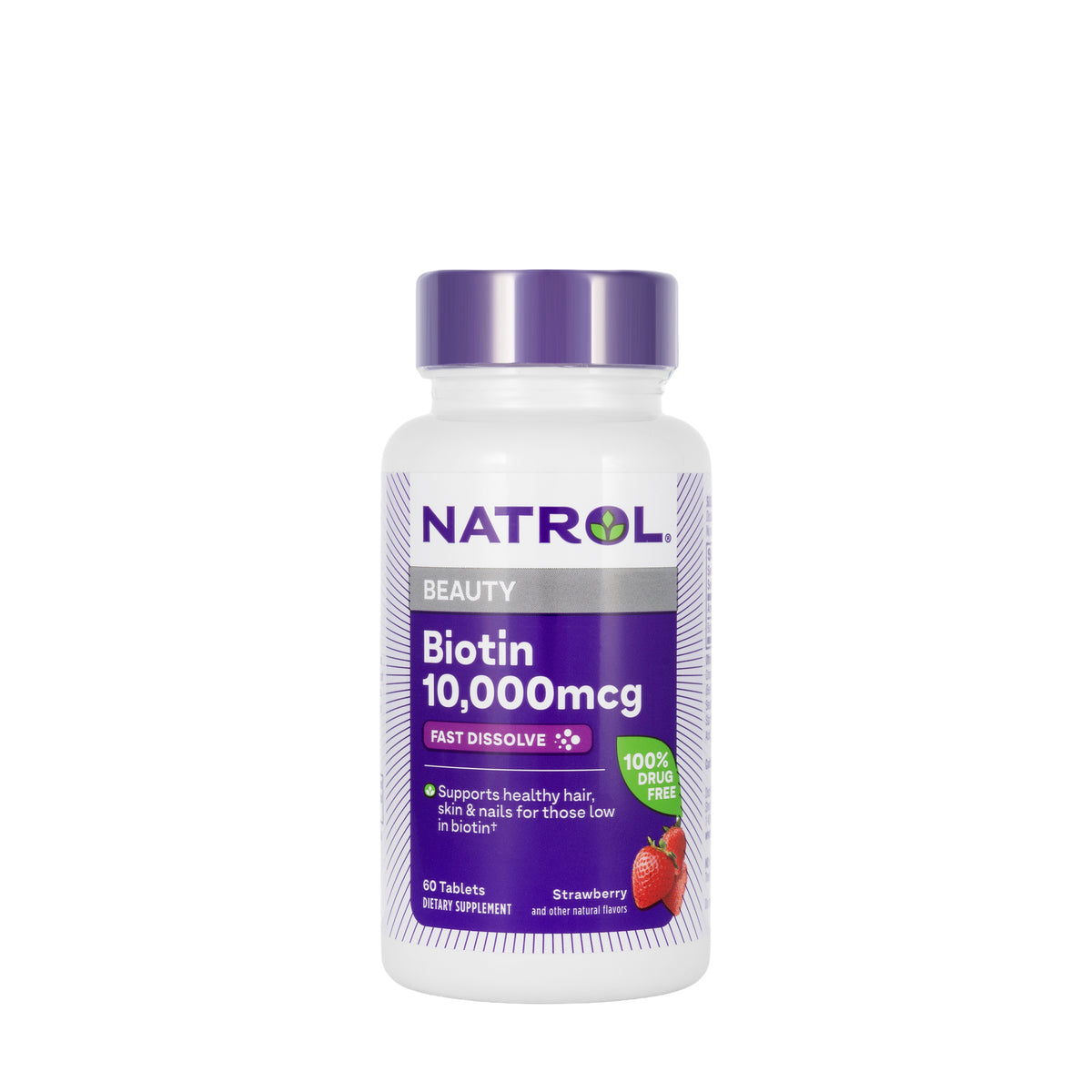 Natrol Biotin 10000mcg 60 Fast Dissolve Tablet
