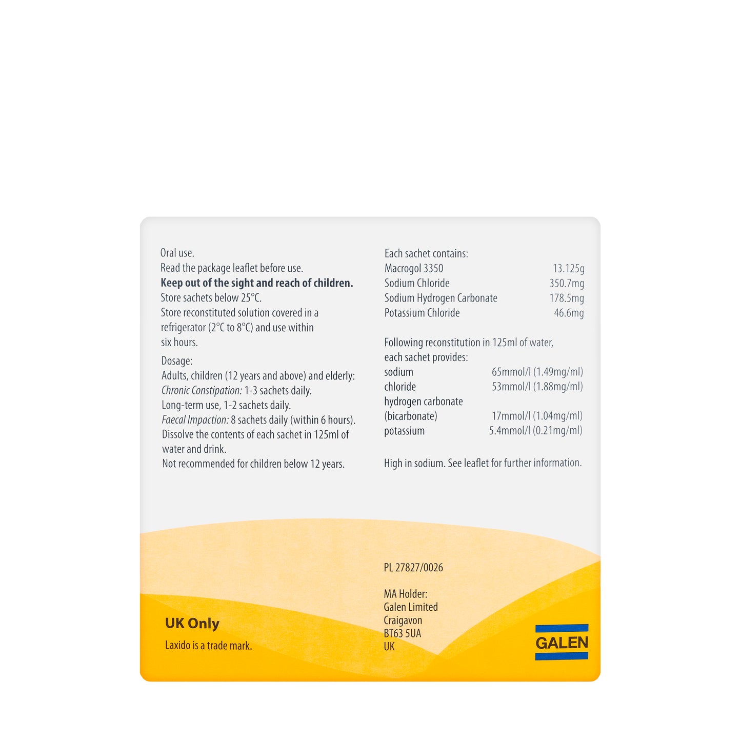 Laxido Orange 20 Sachets