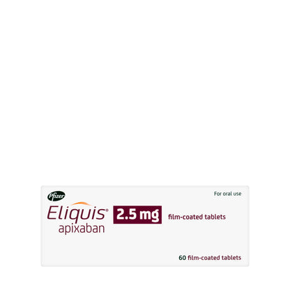 Eliquis 2.5Mg 60 Tablets