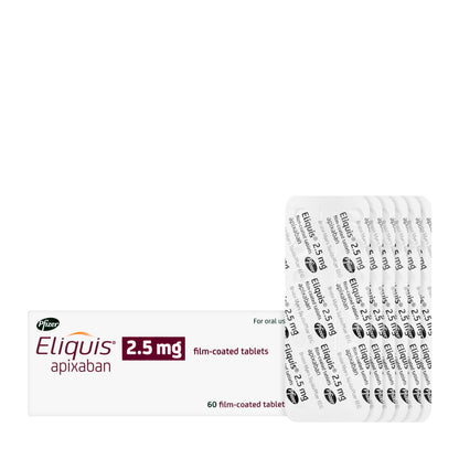 Eliquis 2.5Mg 60 Tablets