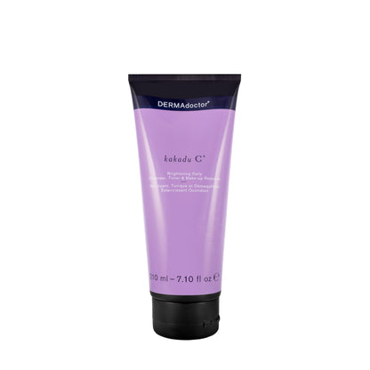 DERMAdoctor Kakadu C Brightening Daily Cleanser, Toner & Make-up Remover 210 ml