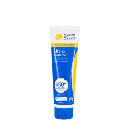 Cancer Council Ultra Sunscreen SPF 50+ Lotion 110 Ml