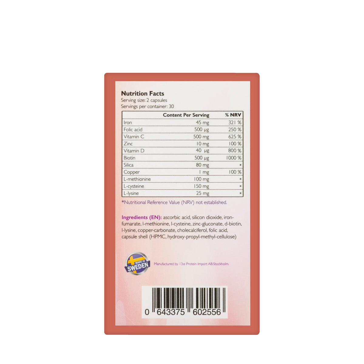 Feme Hair 60  Capsules