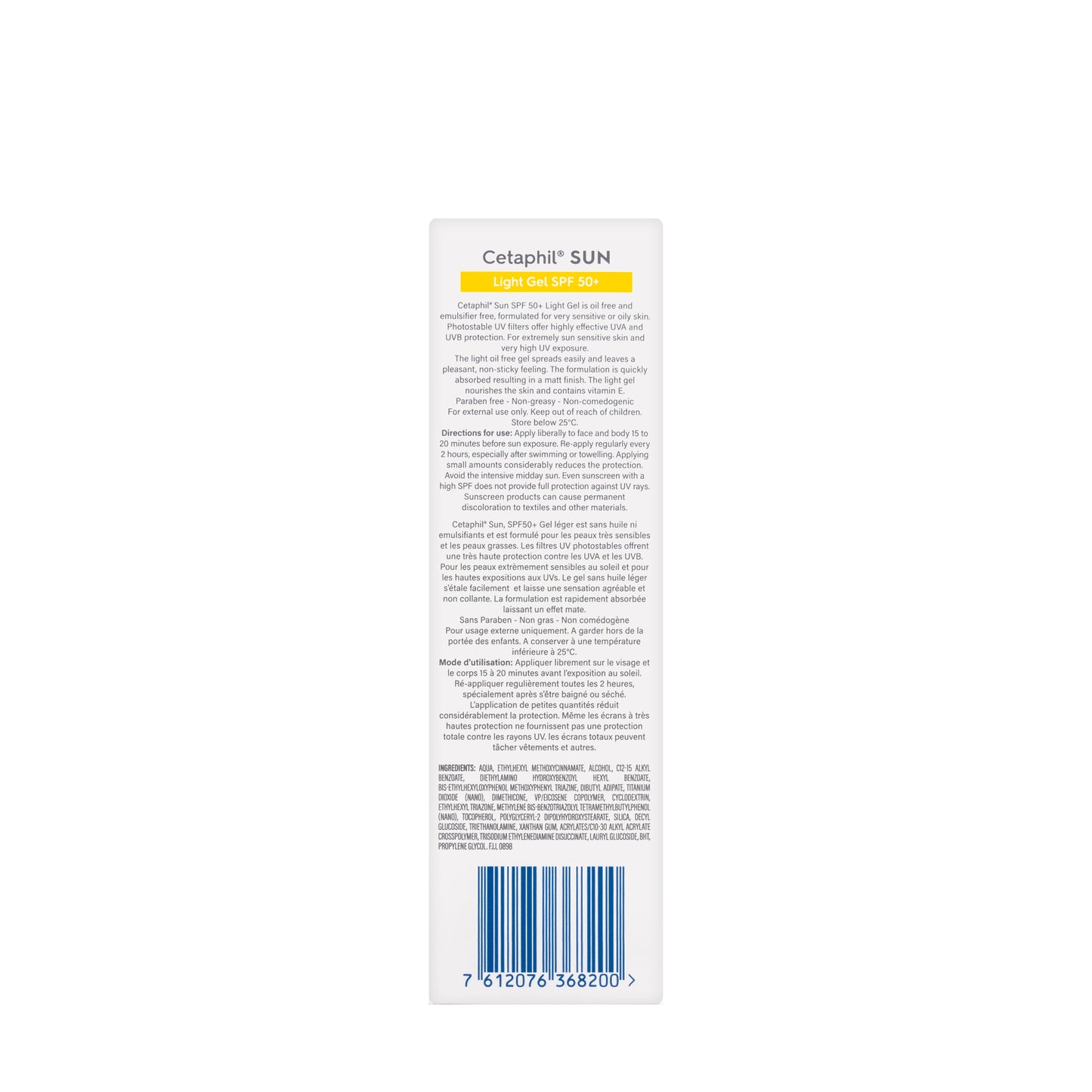 Cetaphil SUN SPF 50+ Light Gel 100 Ml