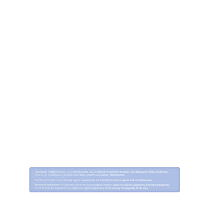 Propolis Aloe Vera 10 Vaginal Suppository