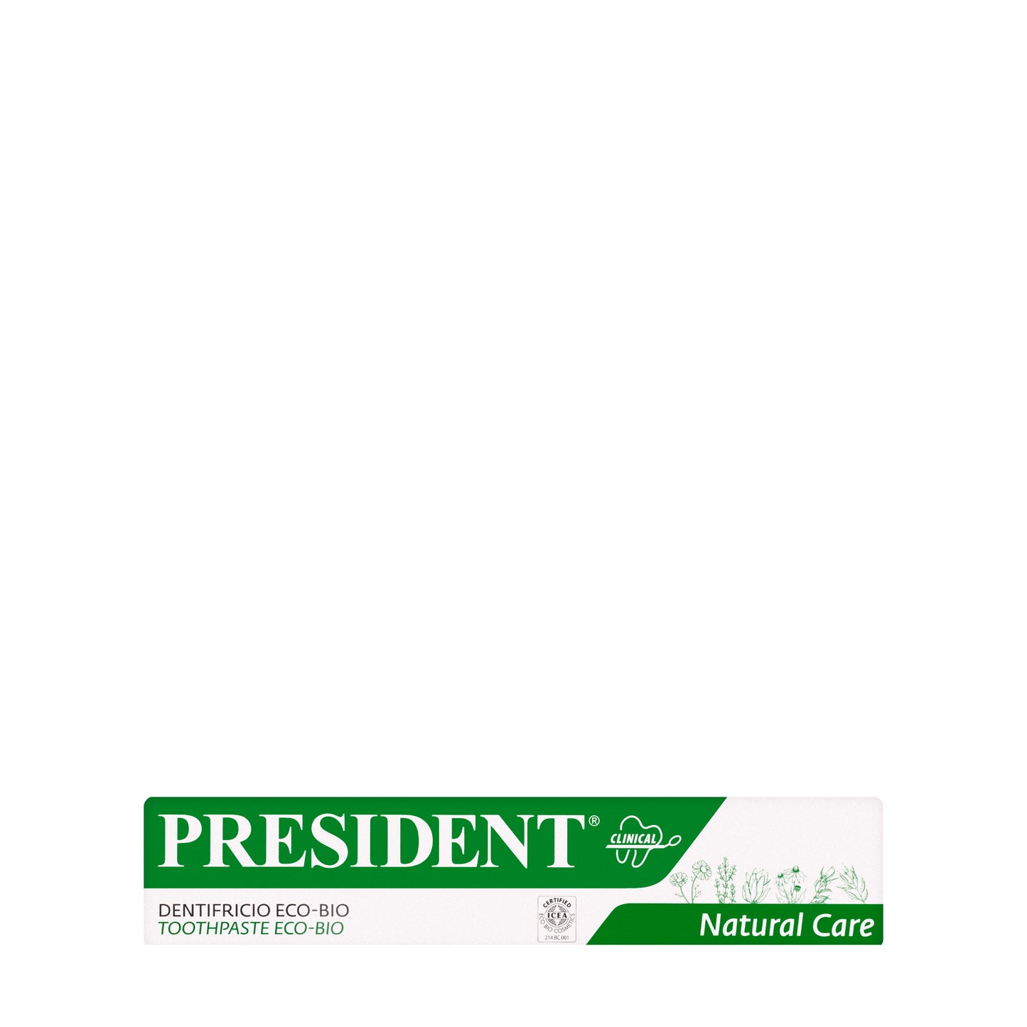 President Natural Care Echo-Bio Toothpaste 75ml