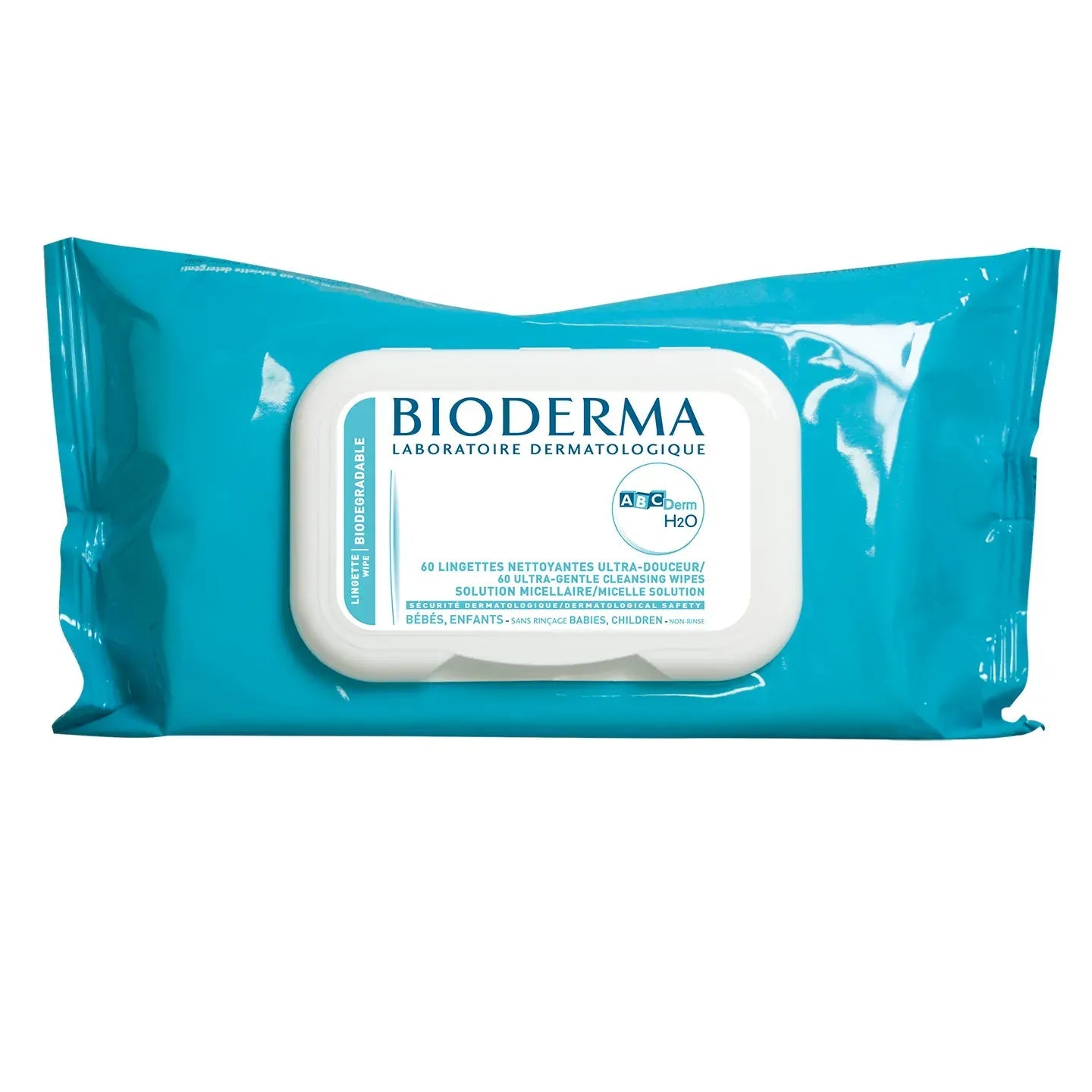 Bioderma ABCDerm H2O Wipes 60 Pieces