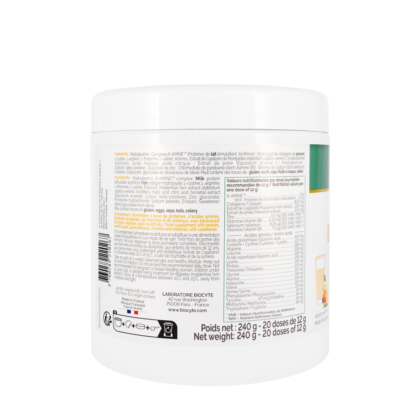 Biocyte Keratin Max Powder 240g