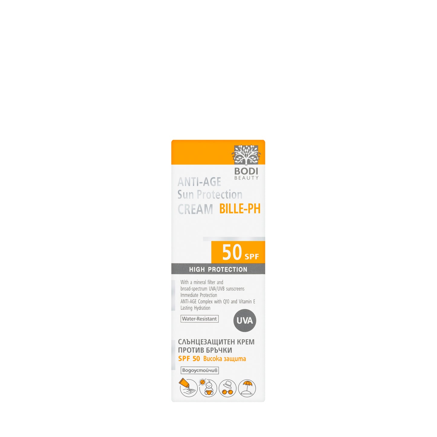Bodi Beauty Bille-PH Anti-Age Sun Protection SPF 50 Cream 50 Ml