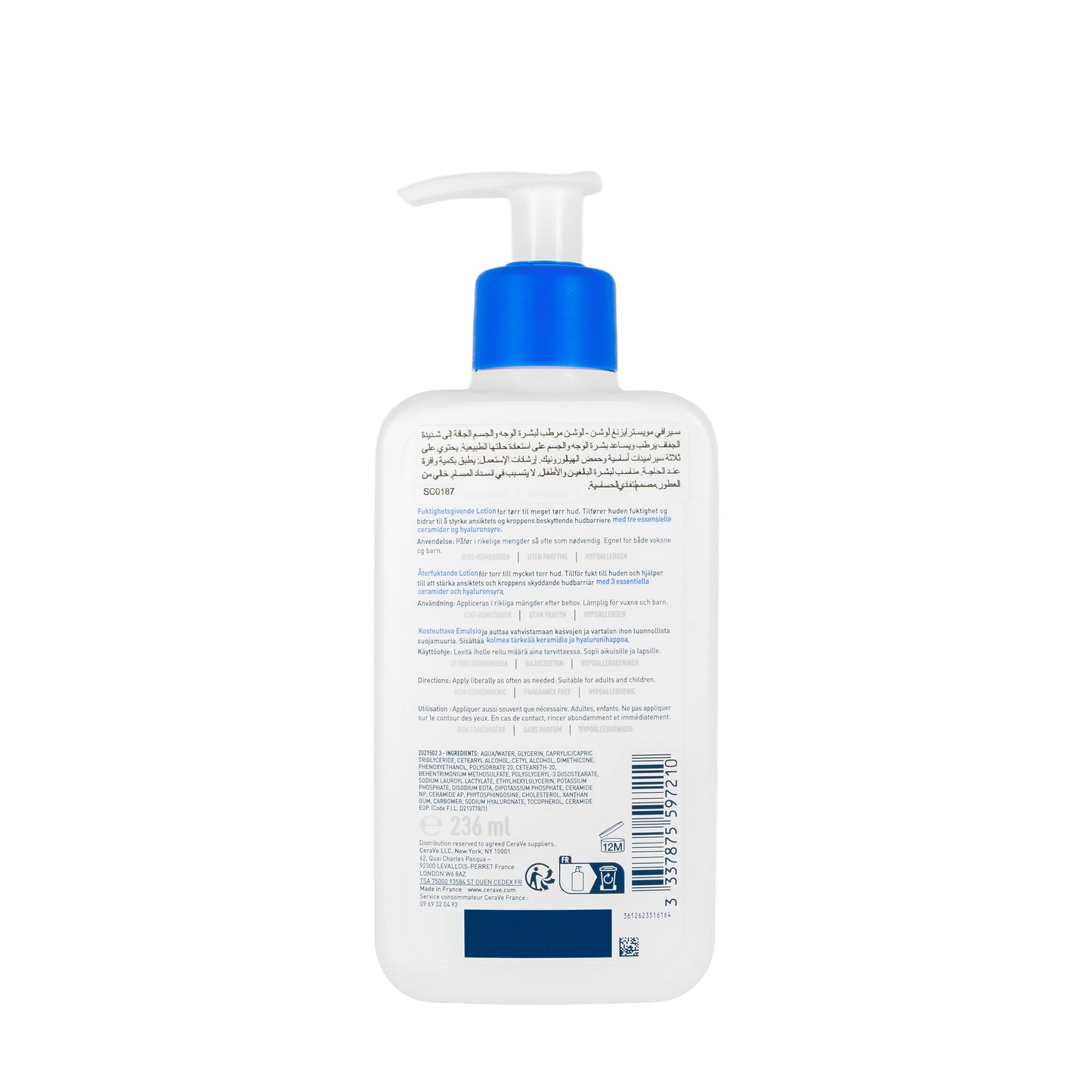 CeraVe Moisturising Lotion for Dry to Very Dry Skin 236 Ml