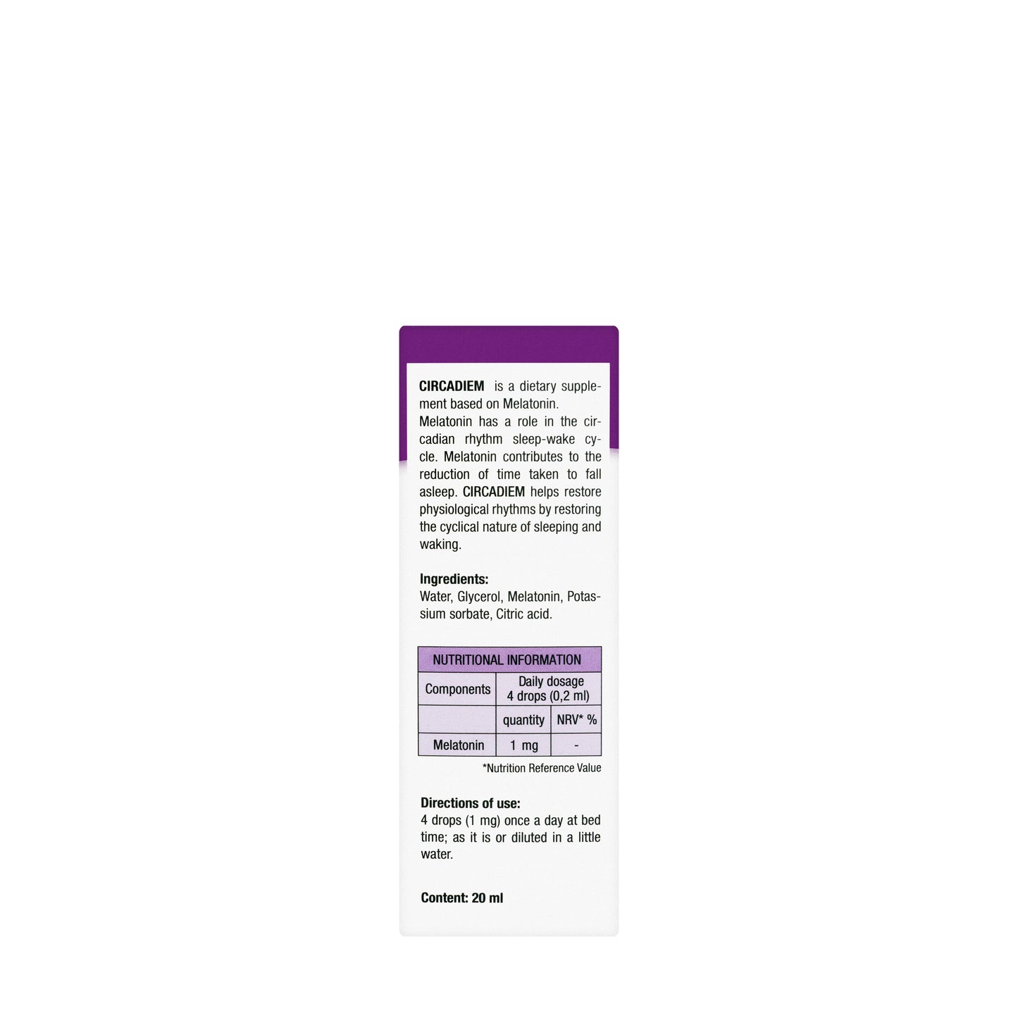Circadiem 20 Ml Drops
