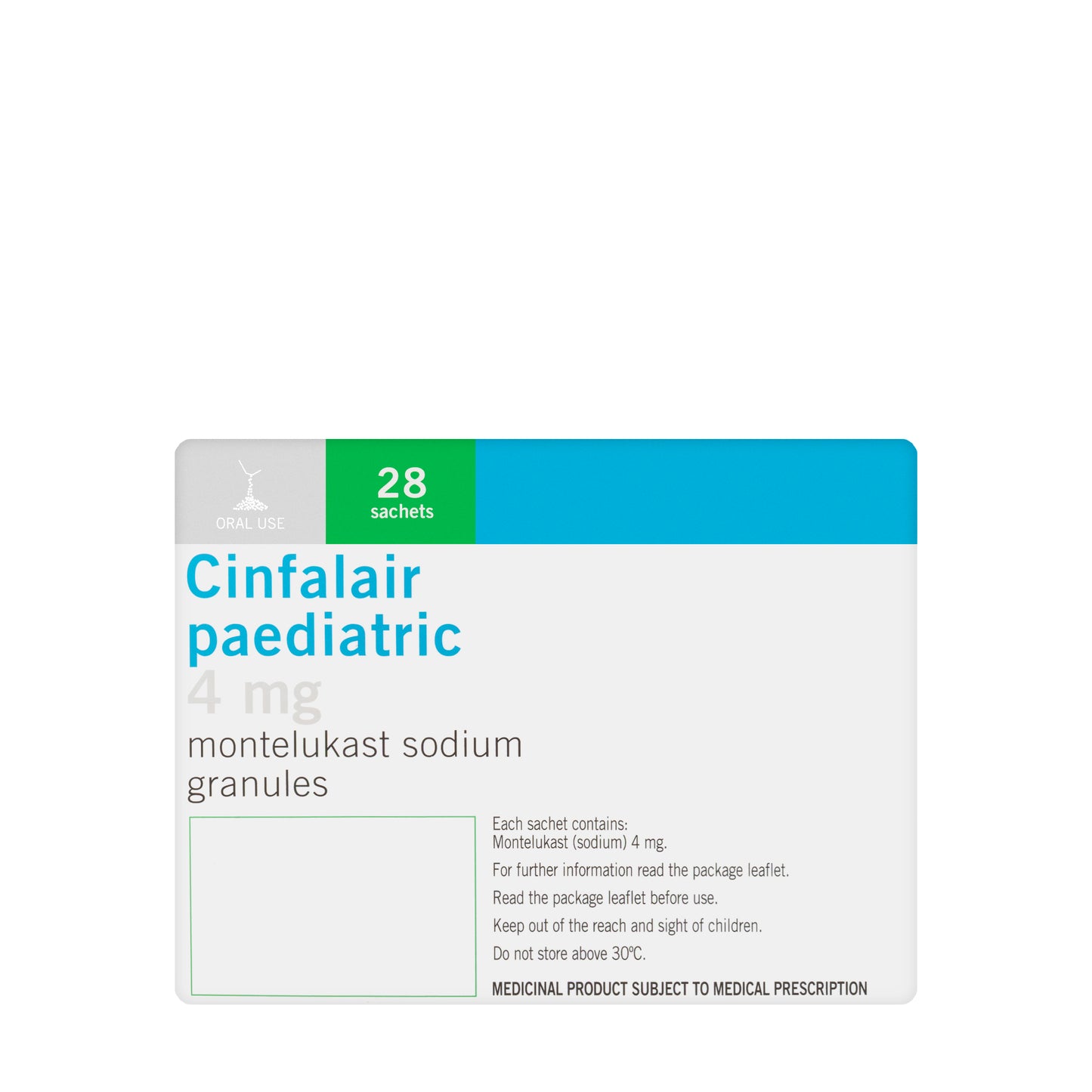 Cinfalair 4Mg 28 Sachets
