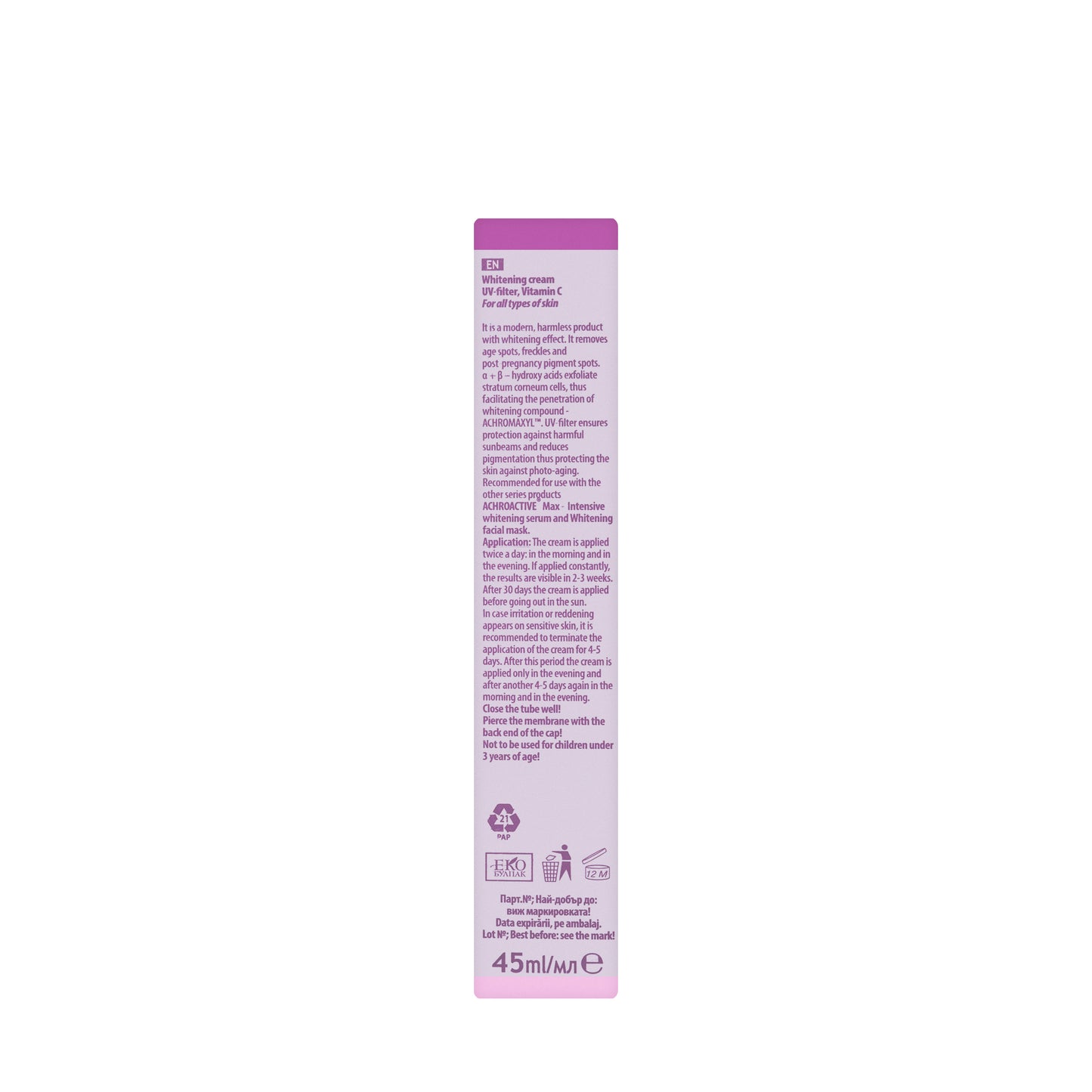 Achroactive Max Face Cream 45 Ml