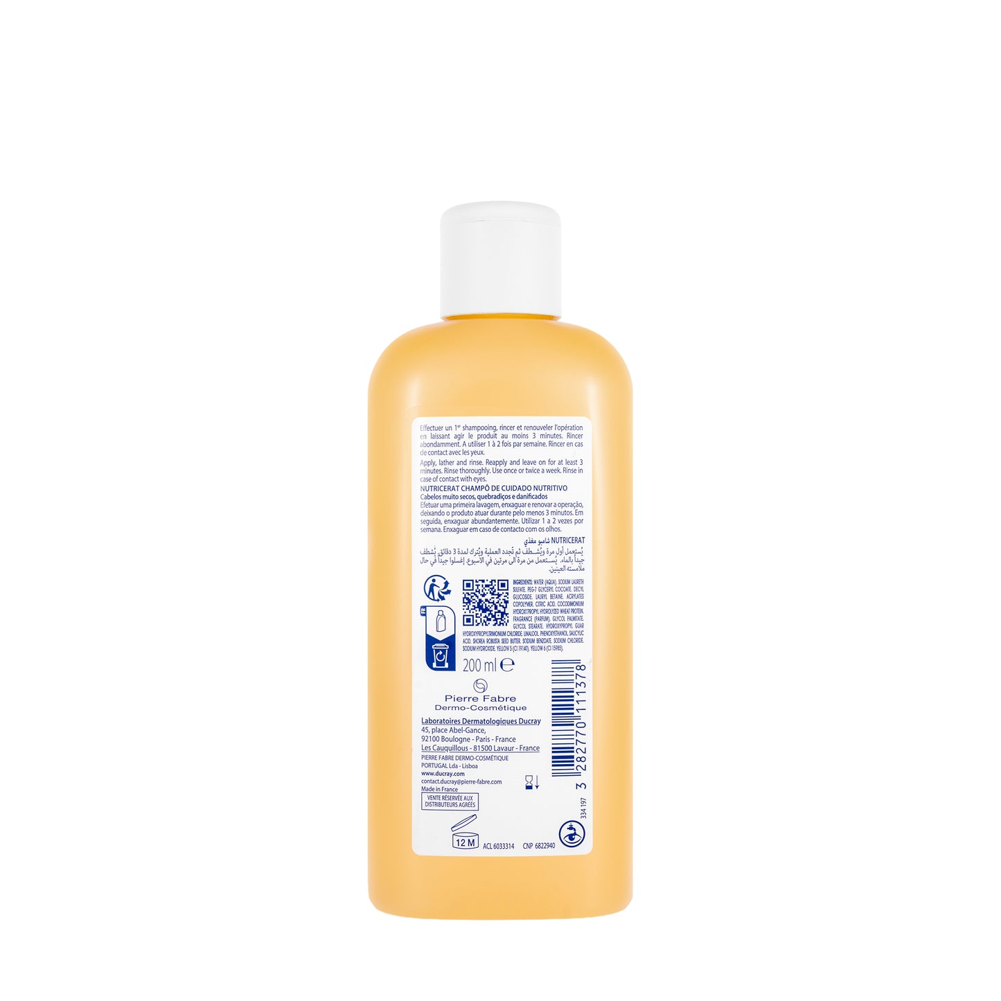 Ducray Nutricerat Nourishing Repairing Shampoo 200 Ml