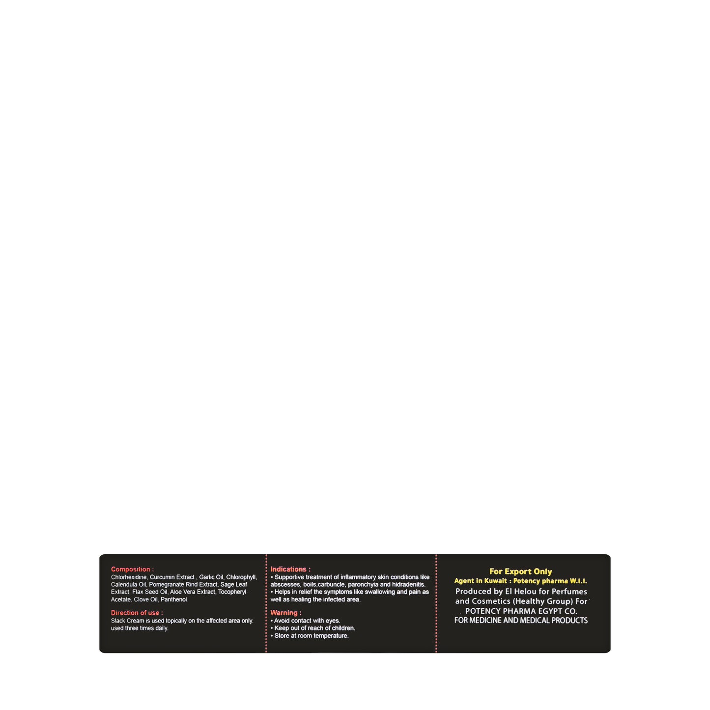 Slack Anti Abscess Cream 50Gm