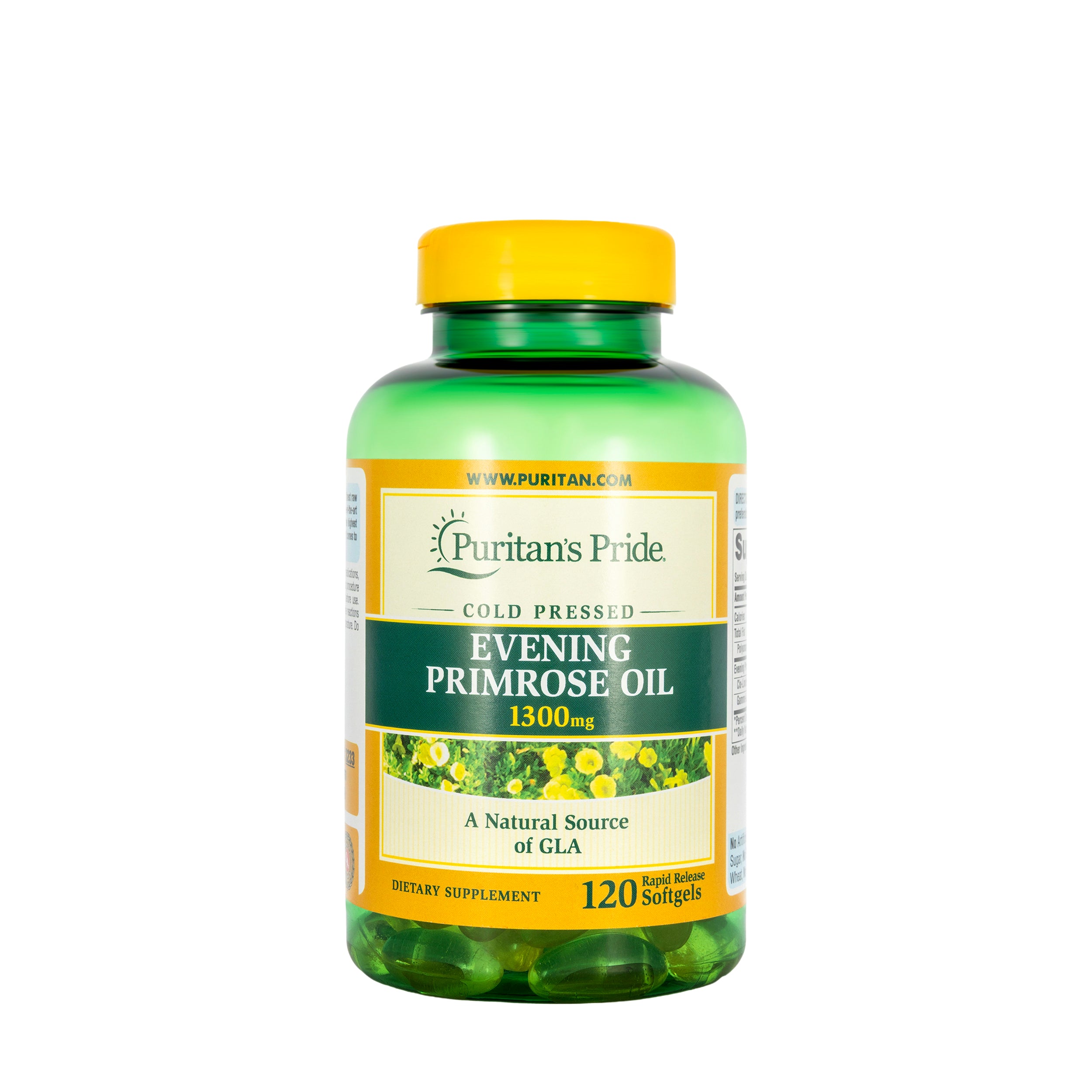 Puritan's Pride Evening Primrose Oil 1300mg 120 Capsules
