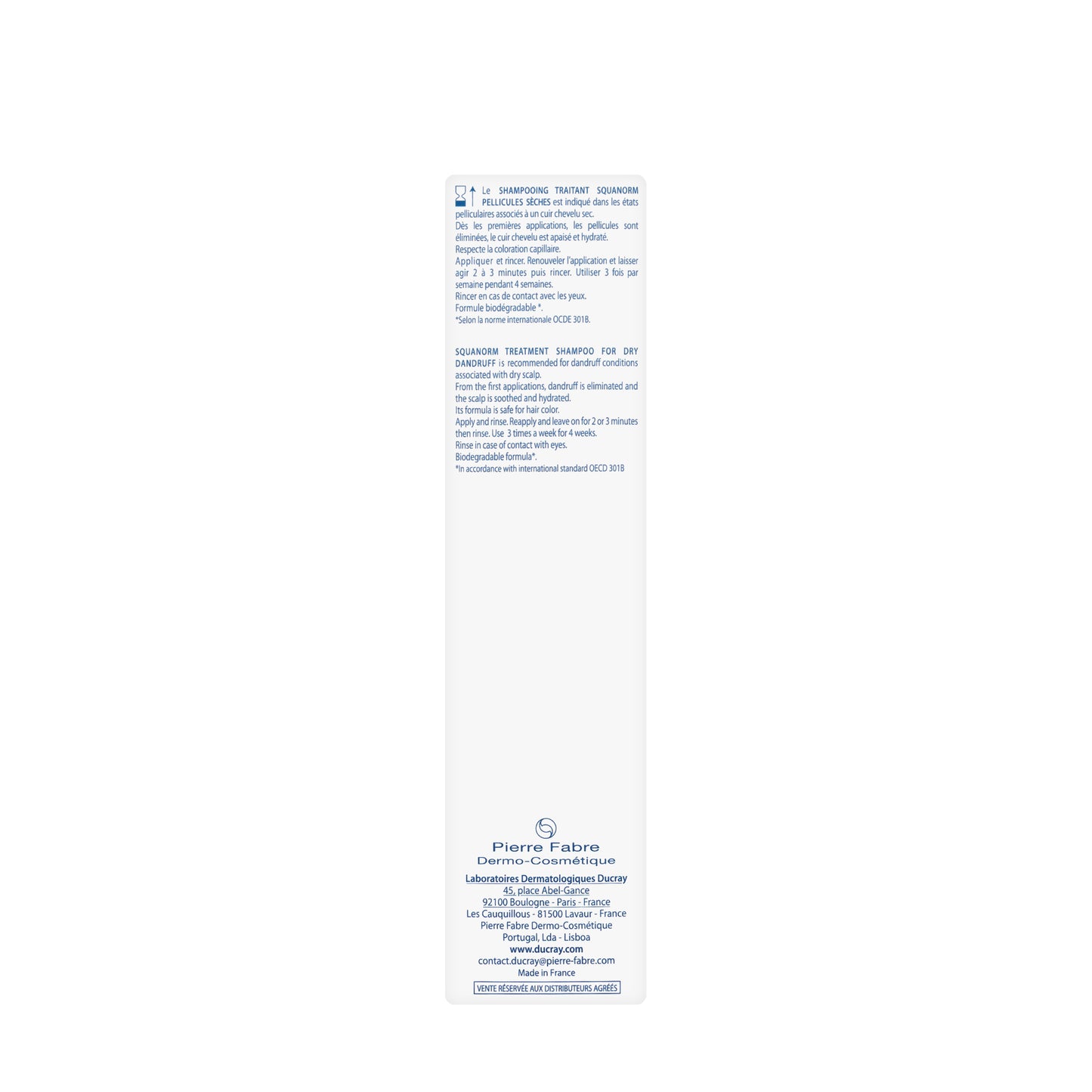 Ducray Squanorm Treatment Shampoo Dry Dandruff 200 Ml