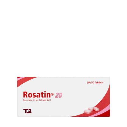 Rosatin 20Mg 30 Tablets