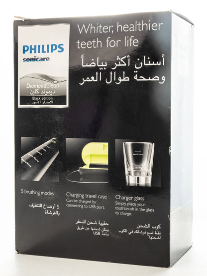 Philips Sonicare Diamond Clean Rechargeable Toothbrush-Black [Hx9352/04]