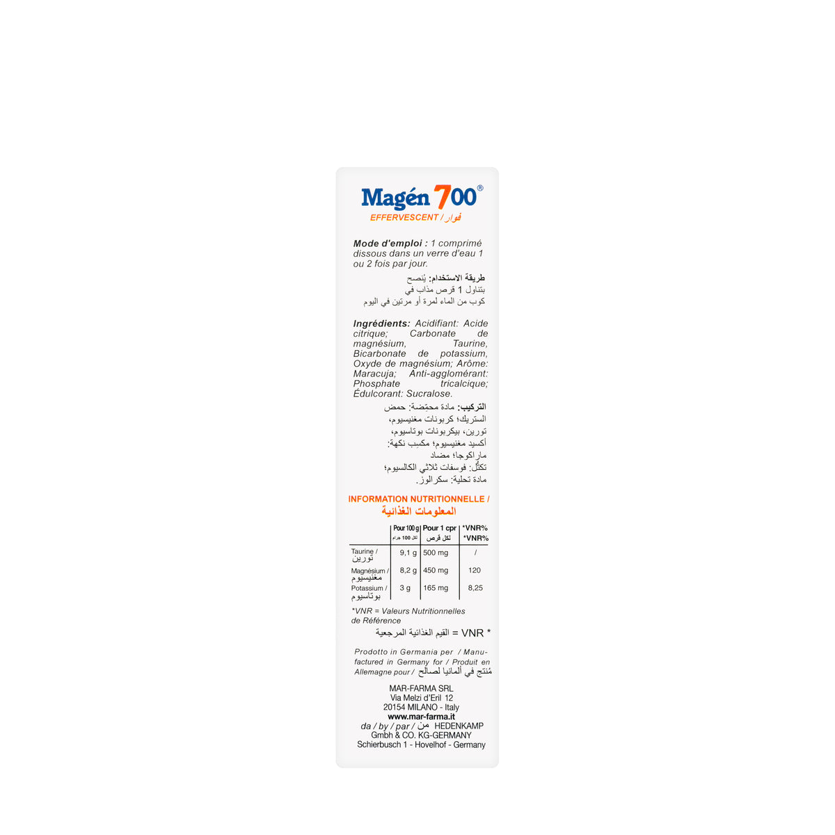 Magen 700 Effervescent 12 Tablet