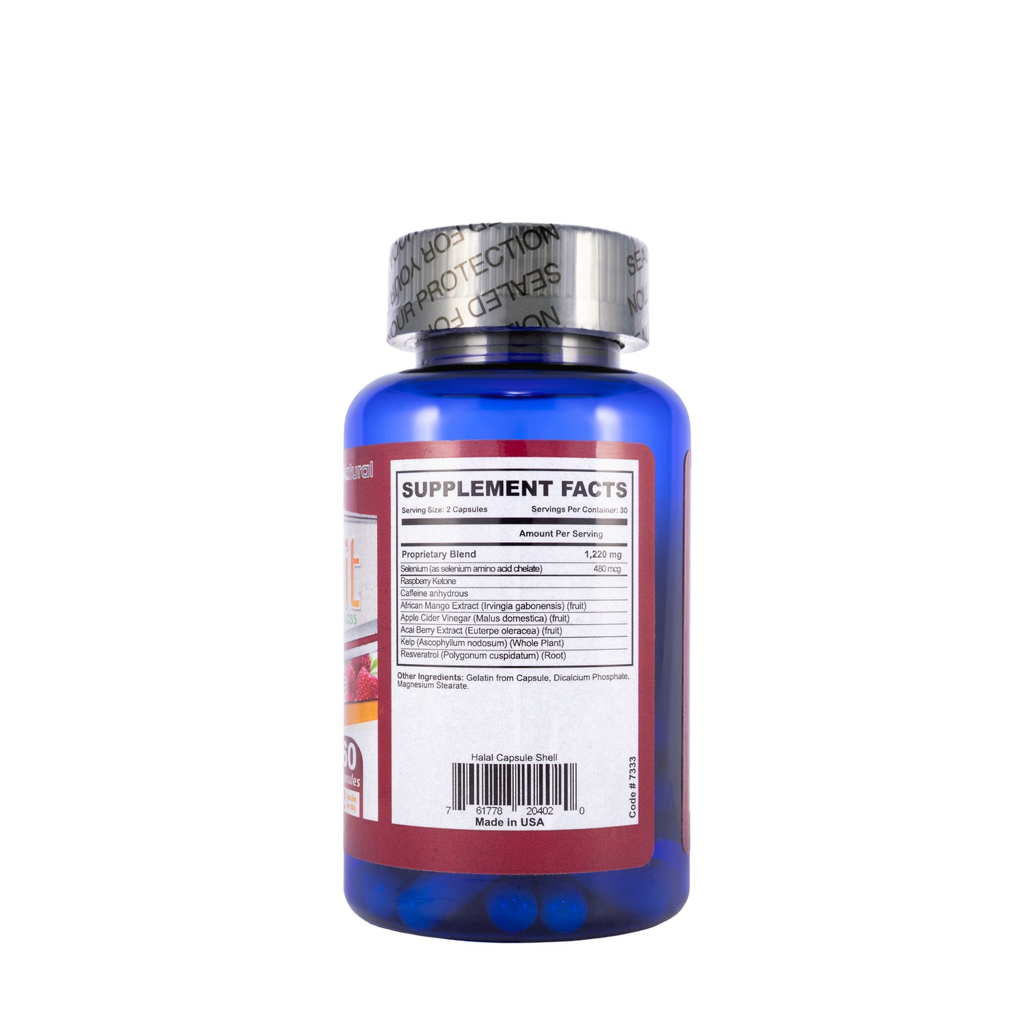 Slimfit Raspberry & Caffeine 60 Capsules