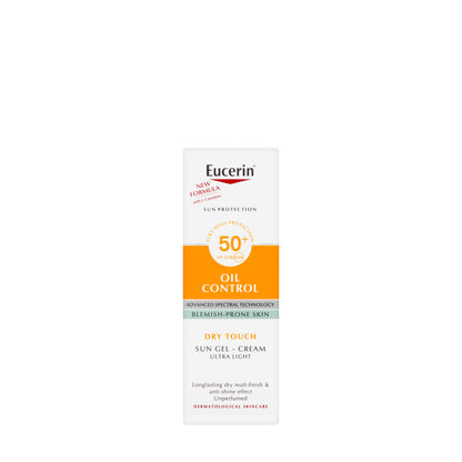 Eucerin Sun Oil Control Dry Touch SPF 50+ Gel-Cream 50 Ml