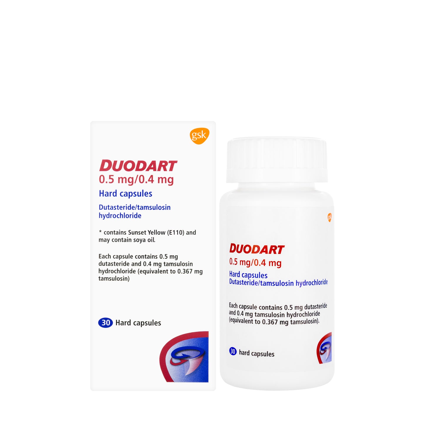 Duodart 0.5/0.4Mg 30 Capsules