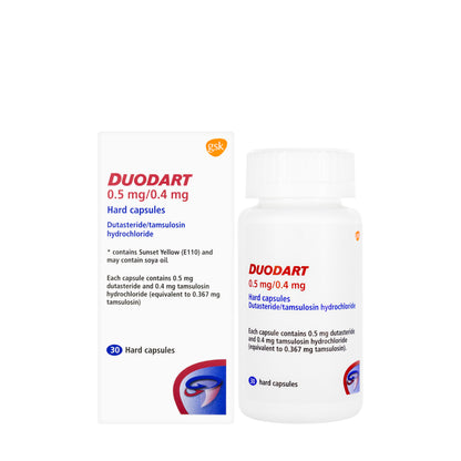 Duodart 0.5/0.4Mg 30 Capsules