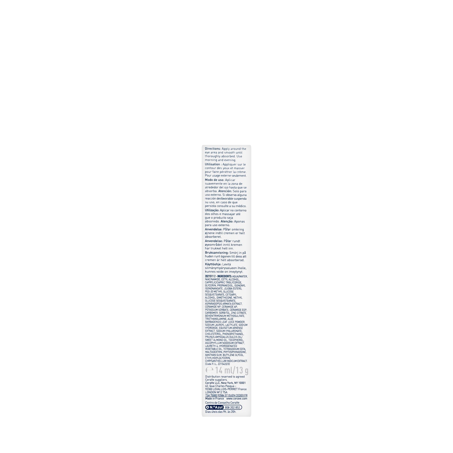 CeraVe Eye Repair Cream Cream 14 Ml