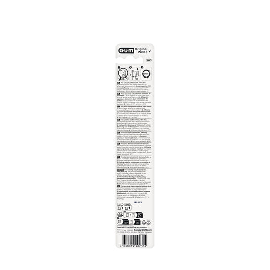 Gum Original White Toothbrush Medium[563 ]