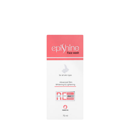 Epishine Advanced Skin
Whitening and Lightening Face Wash 70 Ml