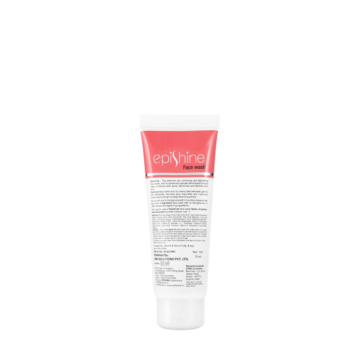 Epishine Advanced Skin
Whitening and Lightening Face Wash 70 Ml