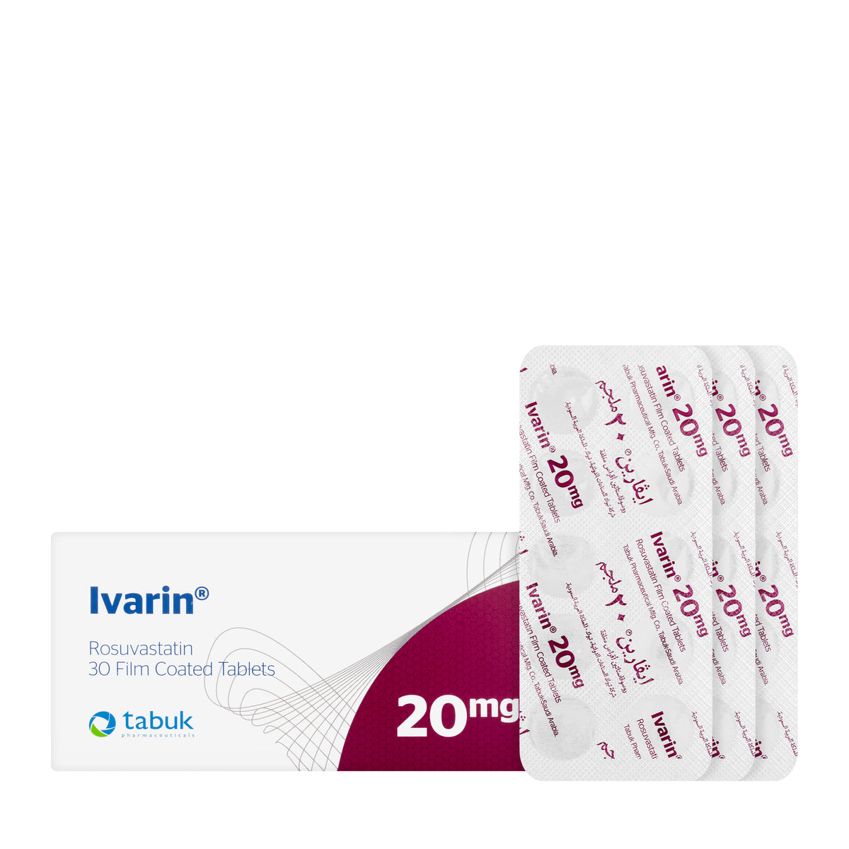 Ivarin 20Mg 30 Tablets