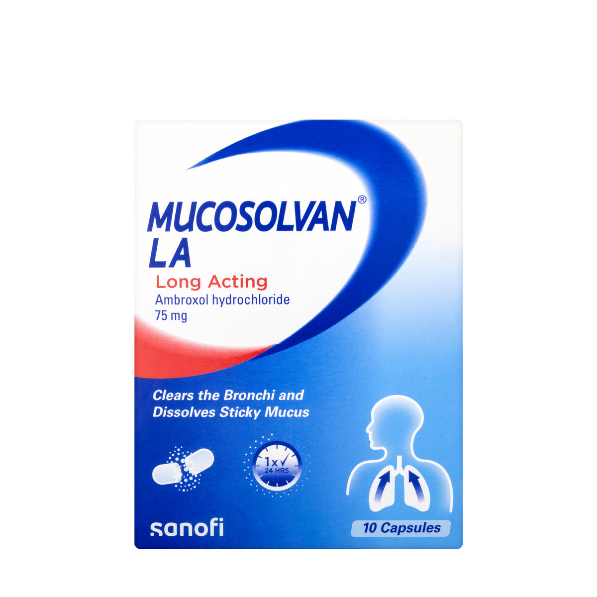 Mucosolvan La 75Mg 10 Capsules