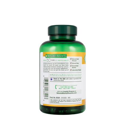 Nature's Bounty Flaxseed Oil 1200 mg 125 Softgels