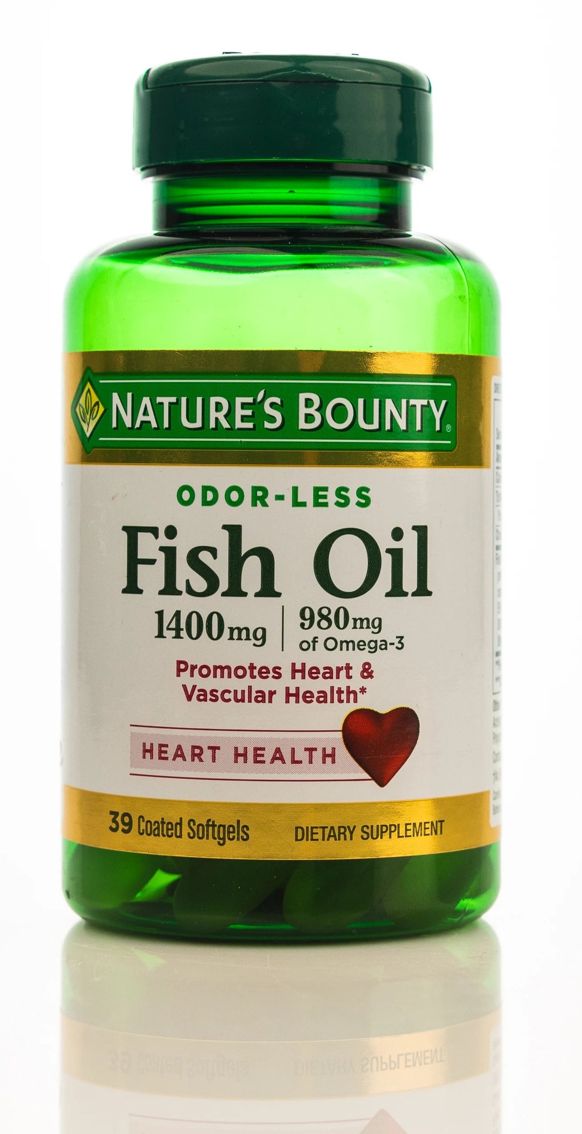 Nature's Bounty Fish Oil  Omega-3 1400 mg 39Softgel